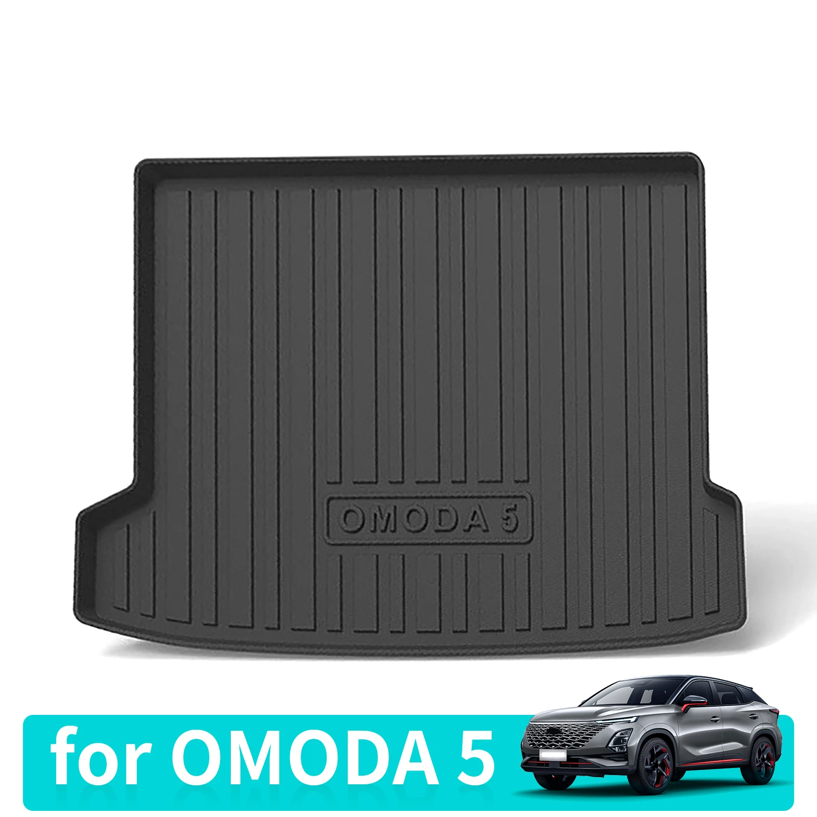 

Car Floor Mats for Chery Omoda 5 Trunk Backrest Pad TPE 2022 2023 2024