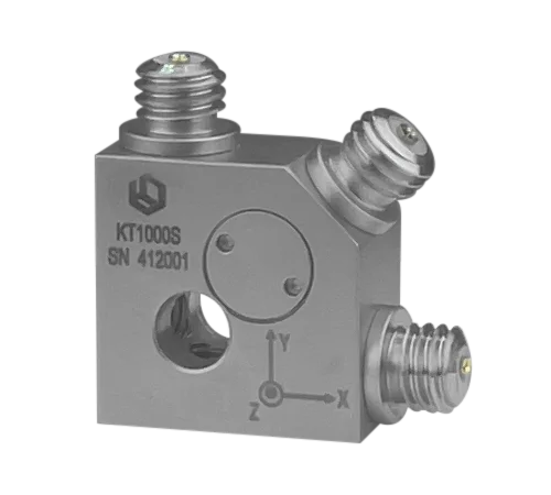 PE High Shock Acceleration Sensor 3 Axis Piezoelectric Shock Accelerometer Vibration Sensor Industrial Monitoring ±3000g  3pC/g
