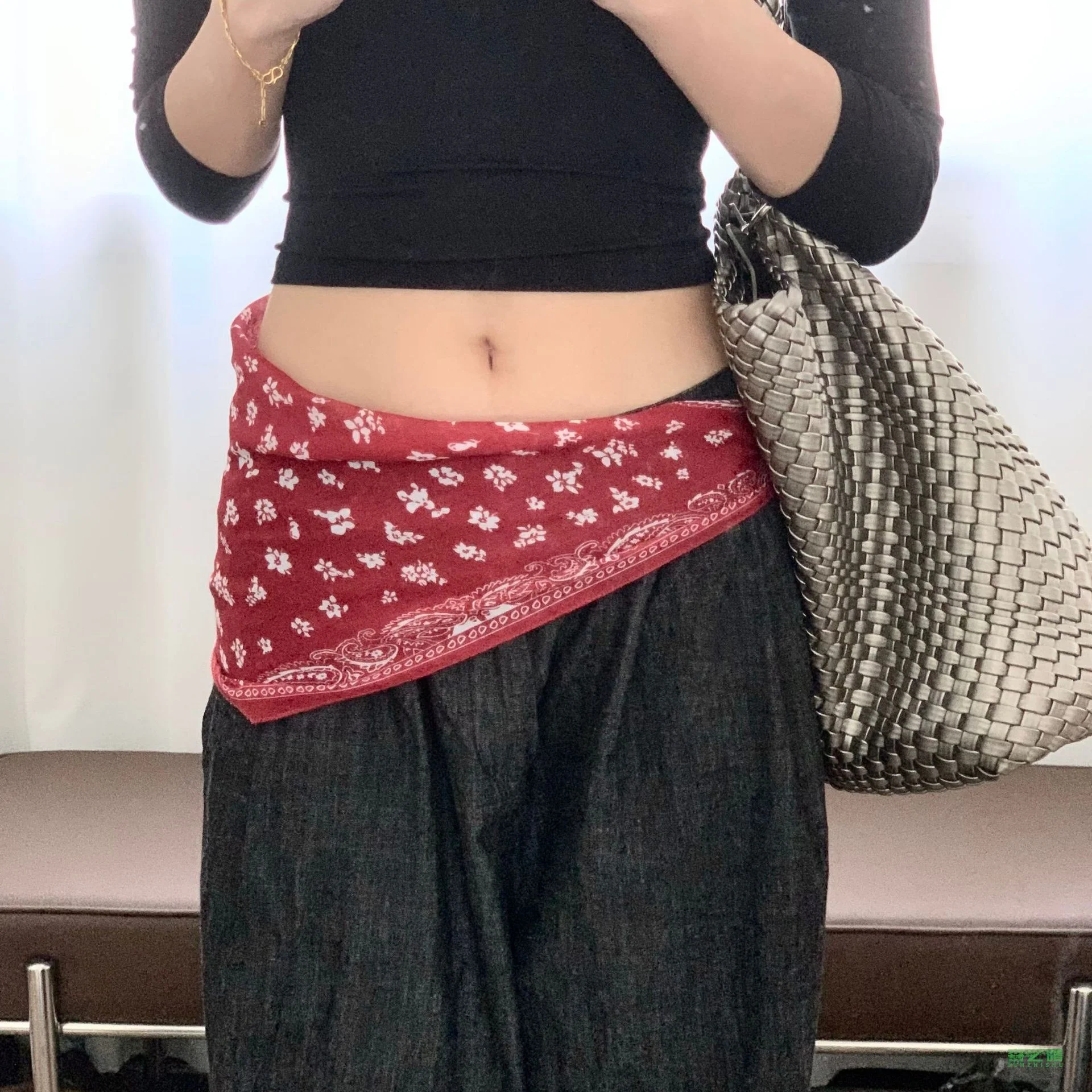 

Red Waistcoat Scarf Silk Scarf Belt Decorative Dress Curtain Accessory Pants Belted Waist Layering Spring 2026 Unisex