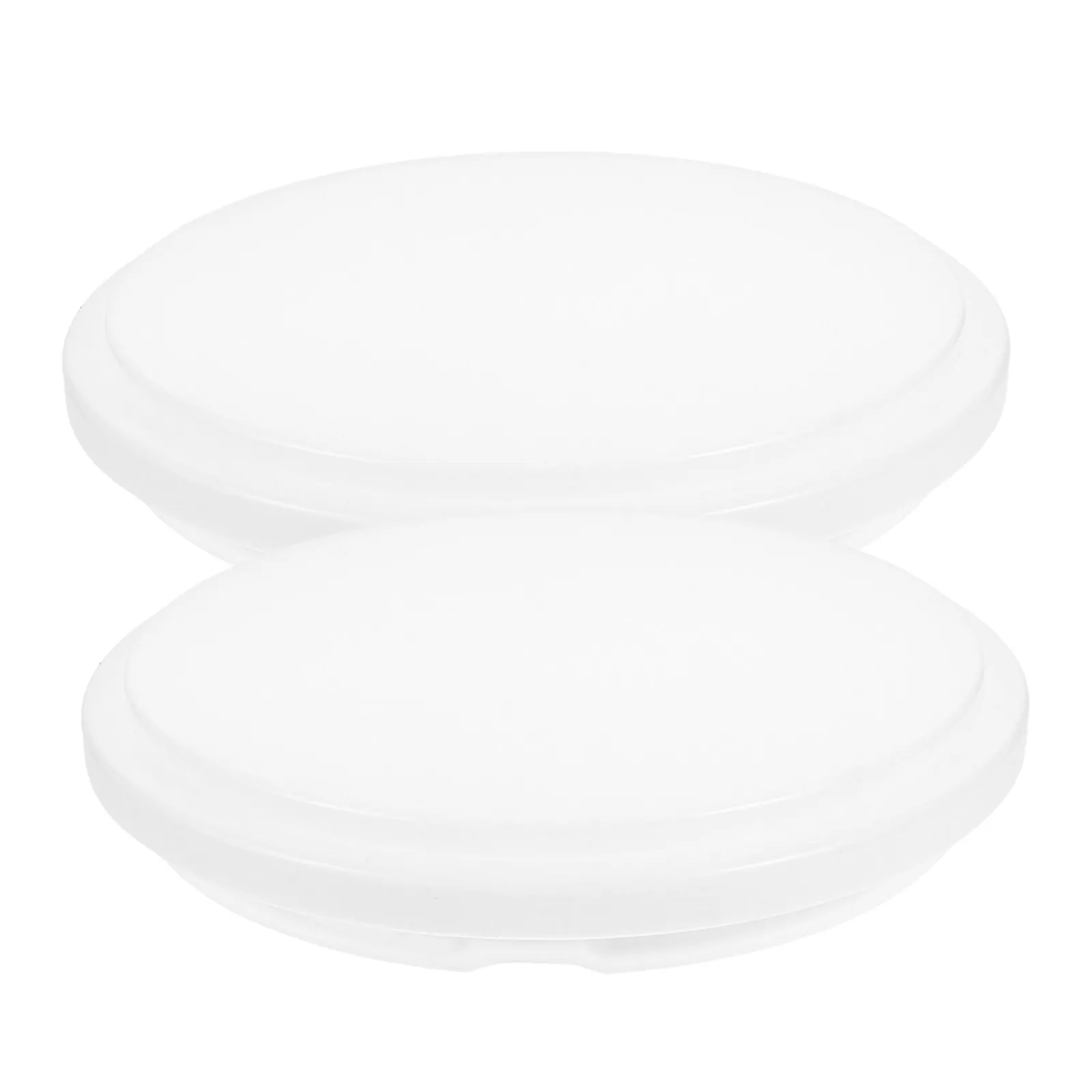 

2Pcs White Ceiling Lampshade Replacement Round Snap Design Light Cover for Kitchen Bathroom Living Room Easy Install Lamp Shade