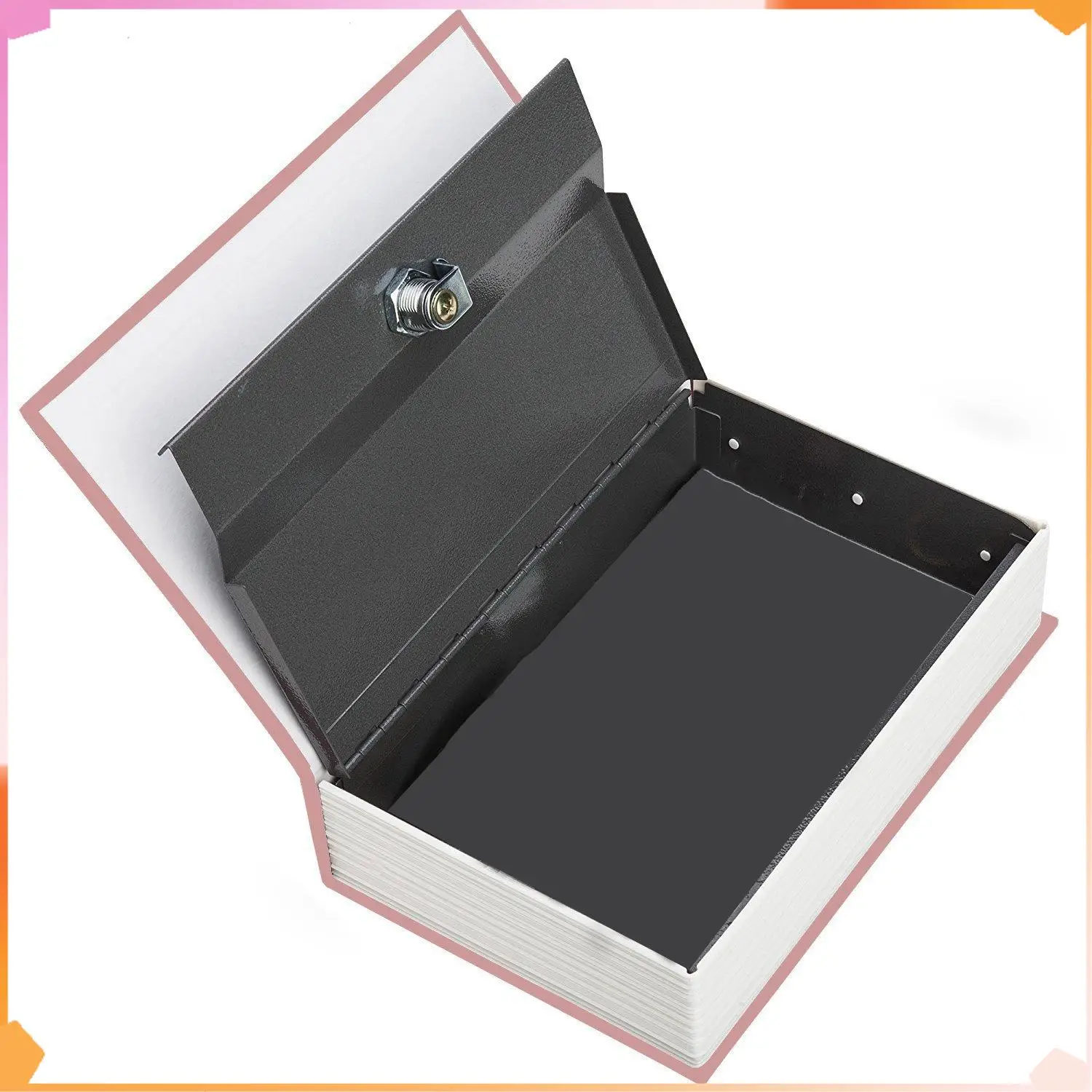 B94A Mini Dictionary Safe Box Storage Box Butterfly Book Secret Security Safe Lock For Jewellery Key Valuables
