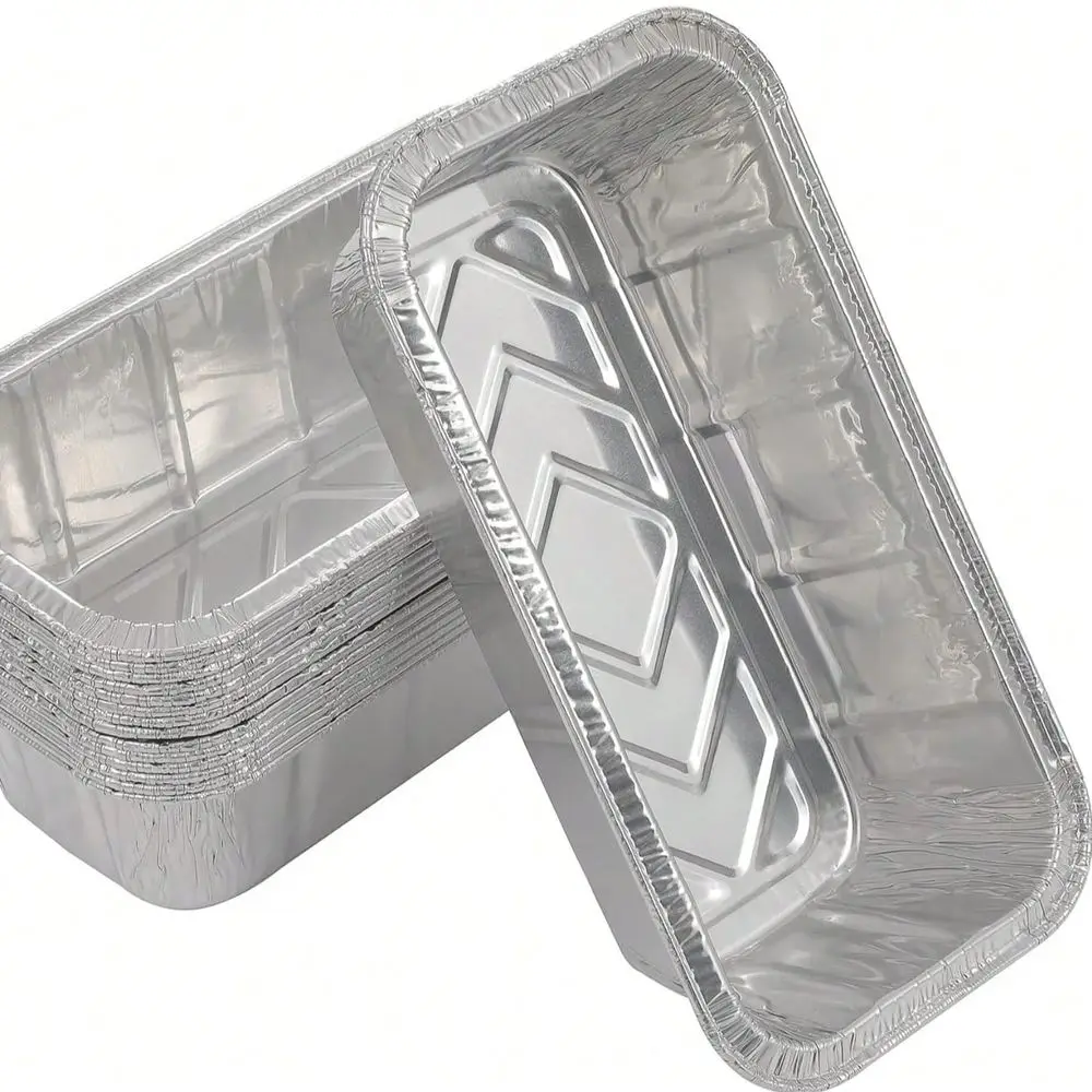 Pans 25 Pack 2Lb Heavy Duty Disposable Aluminum Foil Premium Bread Tins Standard Size 8.5 X 4.5 X 2.5 Perfect For Homemade Cake