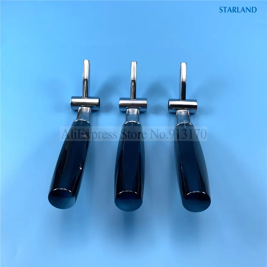 3 مقابض معدنية قطع غيار عتلات يدوية لآلات الآيس كريم الناعمة MQL، استبدال اللون الأزرق الداكن