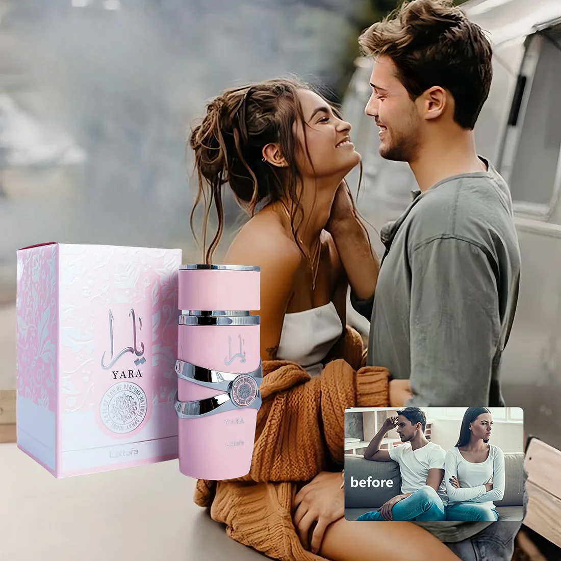 بخاخ لاتافا يارا للنساء أو دو برفوم 3.40 أونصة/100 مل - رائحة زهور فانيليا جورماند فروتي، عطر نسائي طويل الأمد، بي