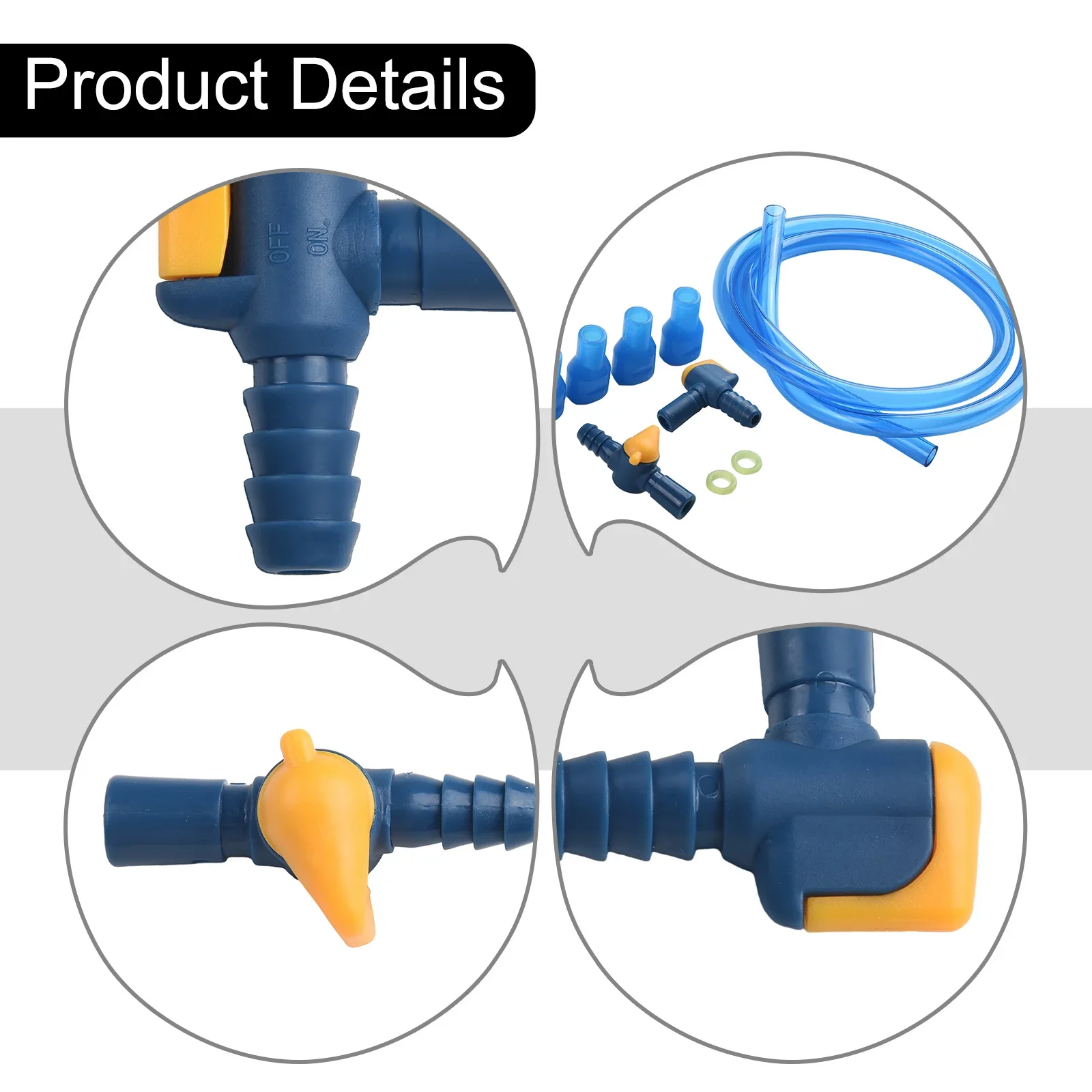 Water Bottle Drink Tube Hydration Drinking Pack Drink Hose 3ft+Bite Mouthpiece Valve Cycling Camping Water Bag Hose Kit