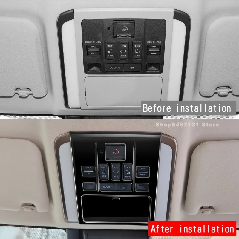 قراءة القراءة التبديل ضوء مصباح سقف نظارات إطار الكسوة ل ألفارد VELLFIRE 40 الملحقات الداخلية 2023 2024 2025