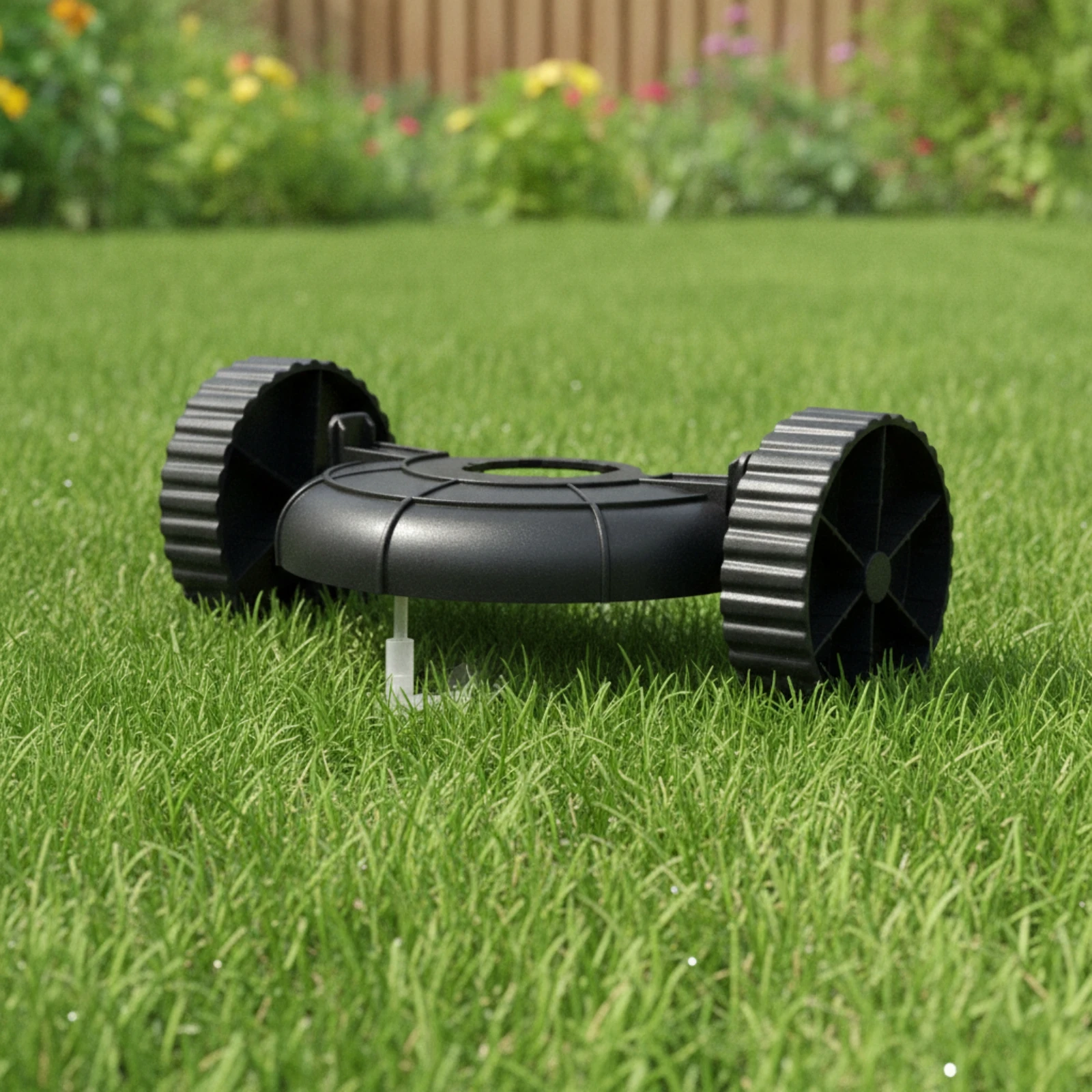 Auxiliary Wheel Assembly Stable Mower Support Wheel Replacement Wheels Anti-Skid for Gardeners, Garden Edging