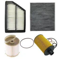 Filtro de ar e cabine do motor diesel, SSANGYONG KORANDO (CK) 2.0, Filtro de óleo e combustível, 23140-34100, 22470-34000