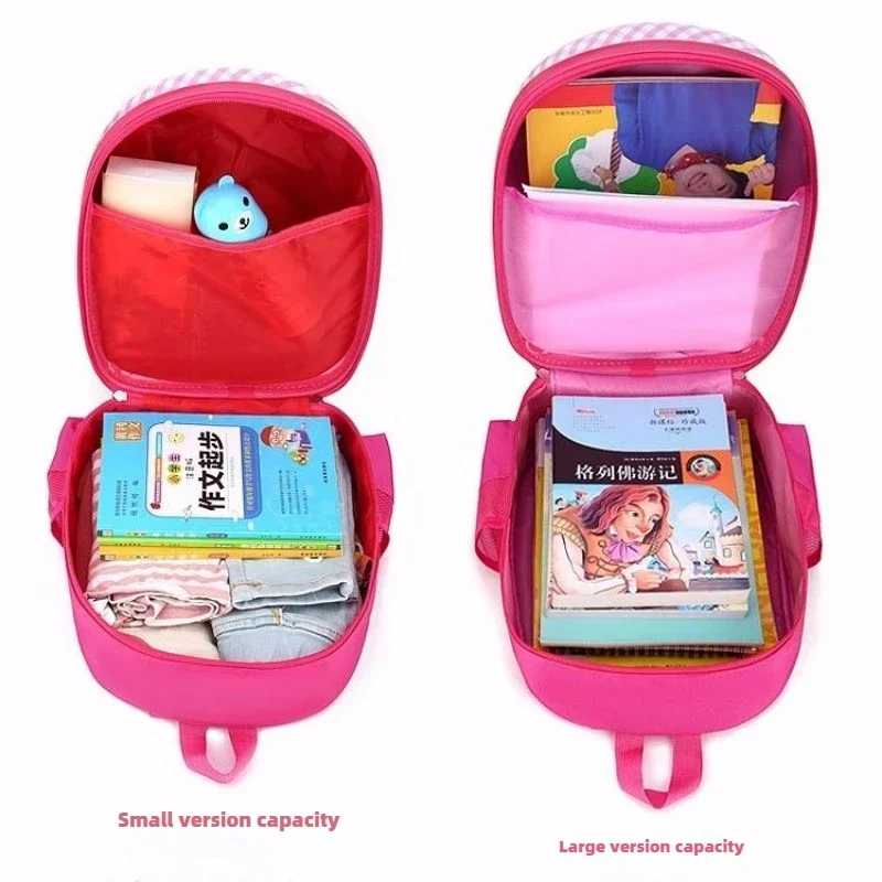 Sanrio Kawaii Hello Kitty Mini School Backpack for Student School Bag with Flashing Light Nylon Fabric Luxury Designer Bag