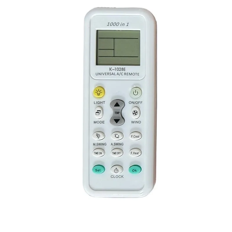 universal ac remote control k‑1028e compatible for multiple air conditioner brands easy setup stable signal wide applicability
