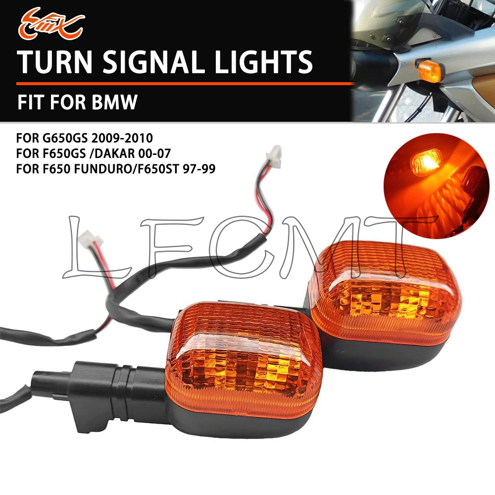 Motorcycle Turn Signal Indicator Flasher Light Fit for BMW F650GS DAKAR 00-07 F650CS Scarver 01-04 G650GS F650ST F650 Funduro