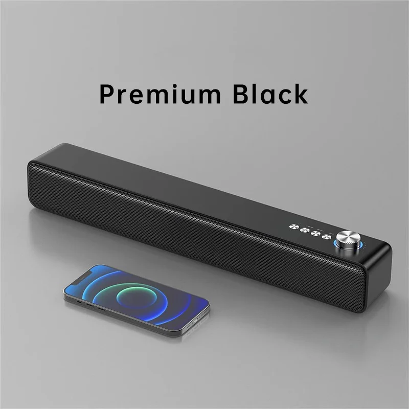 Subwoofer Bluetooth originale Soundbar TV Audio Echo Altoparlante per computer da parete Home Theater Musica Altoparlante Bluetooth wireless Regalo