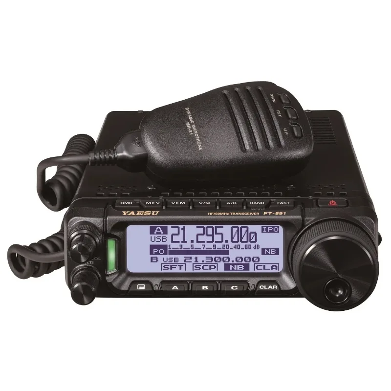 

FT-891 100W High Power Full Mode Portable Transceiver Short Wave Radio Amateur Base Vehicle Car Radio 50km
