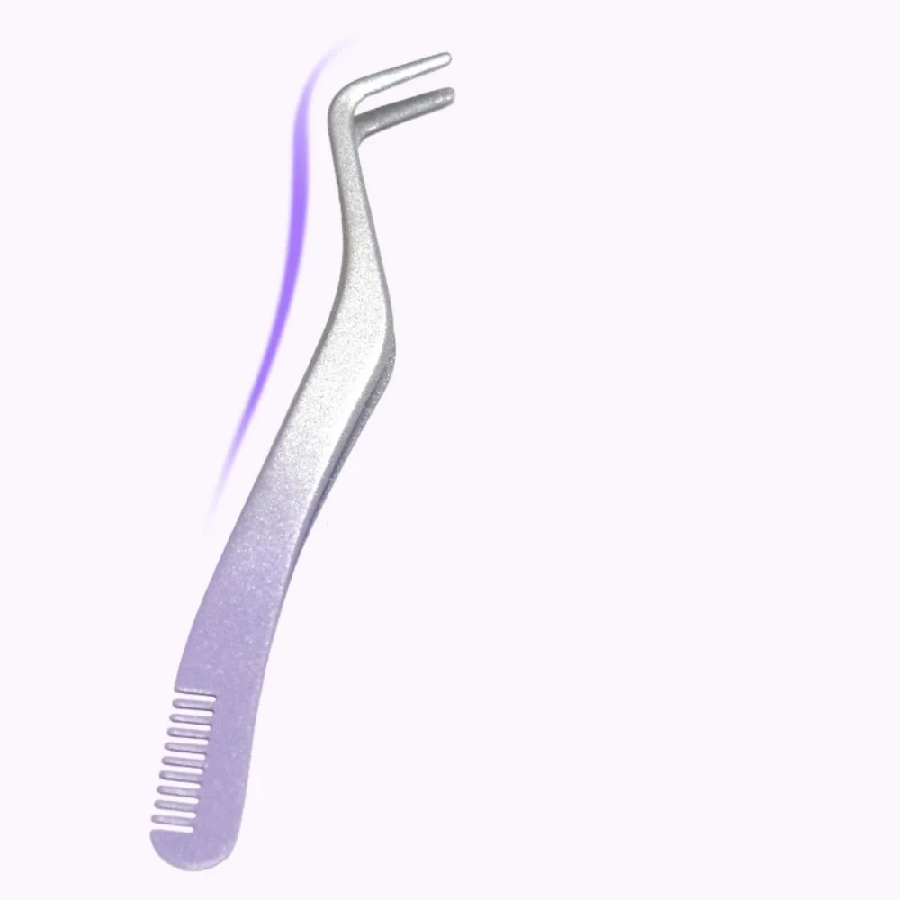 Narzędzie do nakładania sztucznych rzęs, pęseta do przedłużania rzęs, grzebyk, aplikator do rzęs, łatwe w użyciu pęsety do rzęs pojedynczych