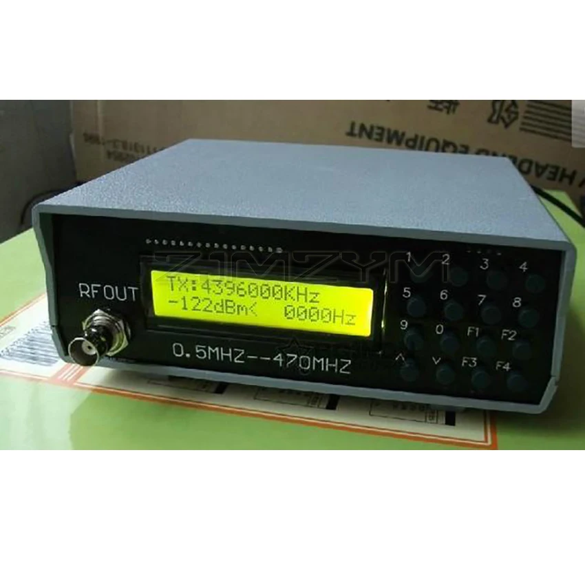 Signal Generator 0.5MHz-470MHz RF Signal Generator Meter Tester for FM Radio Walkie-talkie Debug Digital CTCSS Singal Output