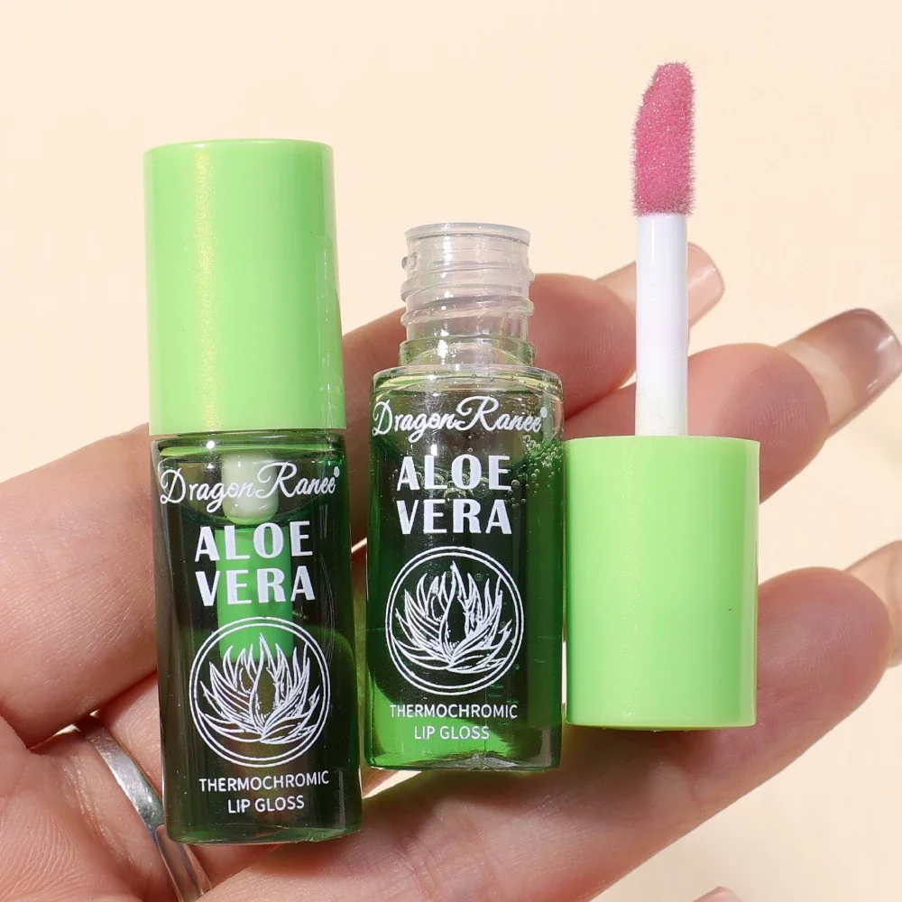 Aloe Vera Lip Gloss Color Changing Lipstick Waterproof Moisturizing Lasting Not Easy To Fade Nutritious Lips Care Tint Cosmetics