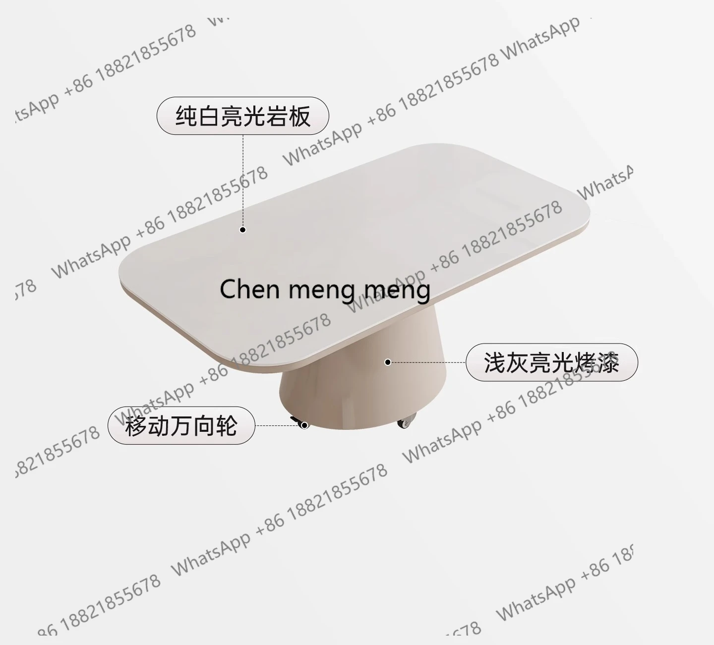 

Современный минималистичный чайный столик для гостиной, шиферный столик для маленькой квартиры, приставной столик для хранения, бытовая тележка, овальная