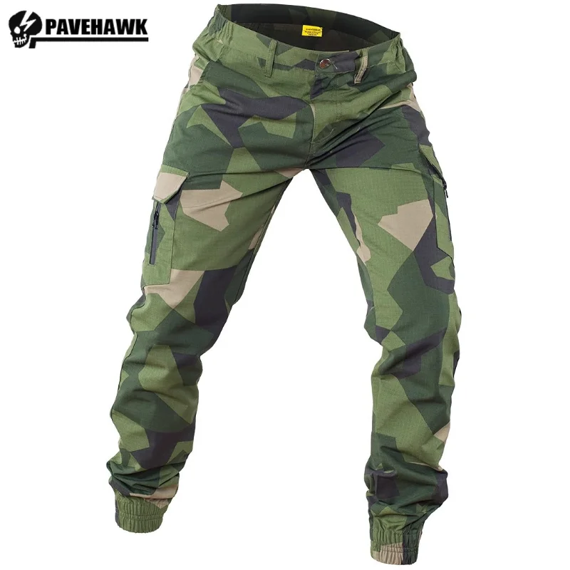 

M90 Trekking Tactical Cargo Pants Mens Thin Slim Breathable Multi Pocket Training Combat Overalls Waterproof Camouflage Trousers