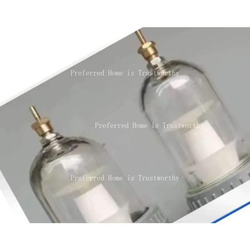 Suitable for 1 Pc Vacuum Pump Water‑Vapor Separator Glass Cup Filter, Water Removal Accessory for Negative Pressure Pump Inlet