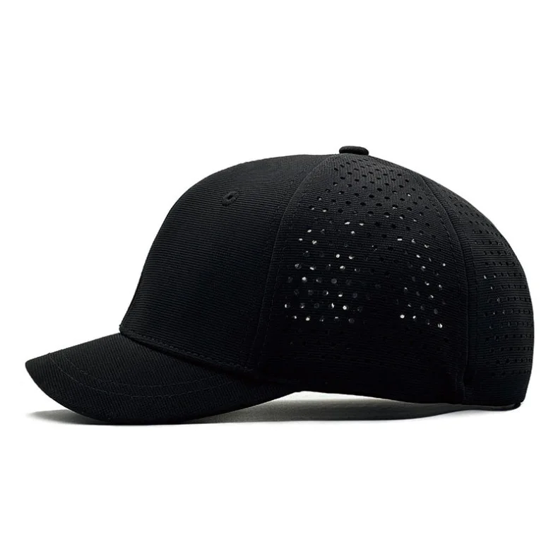 Marke Oohmy 5 cm Baseballkappen mit kurzer Krempe, großer Kopf und kleiner Kopf für Männer und Frauen, Trucker-Mütze mit Netzrücken, kurz, BillQuick Dry – Detail 14