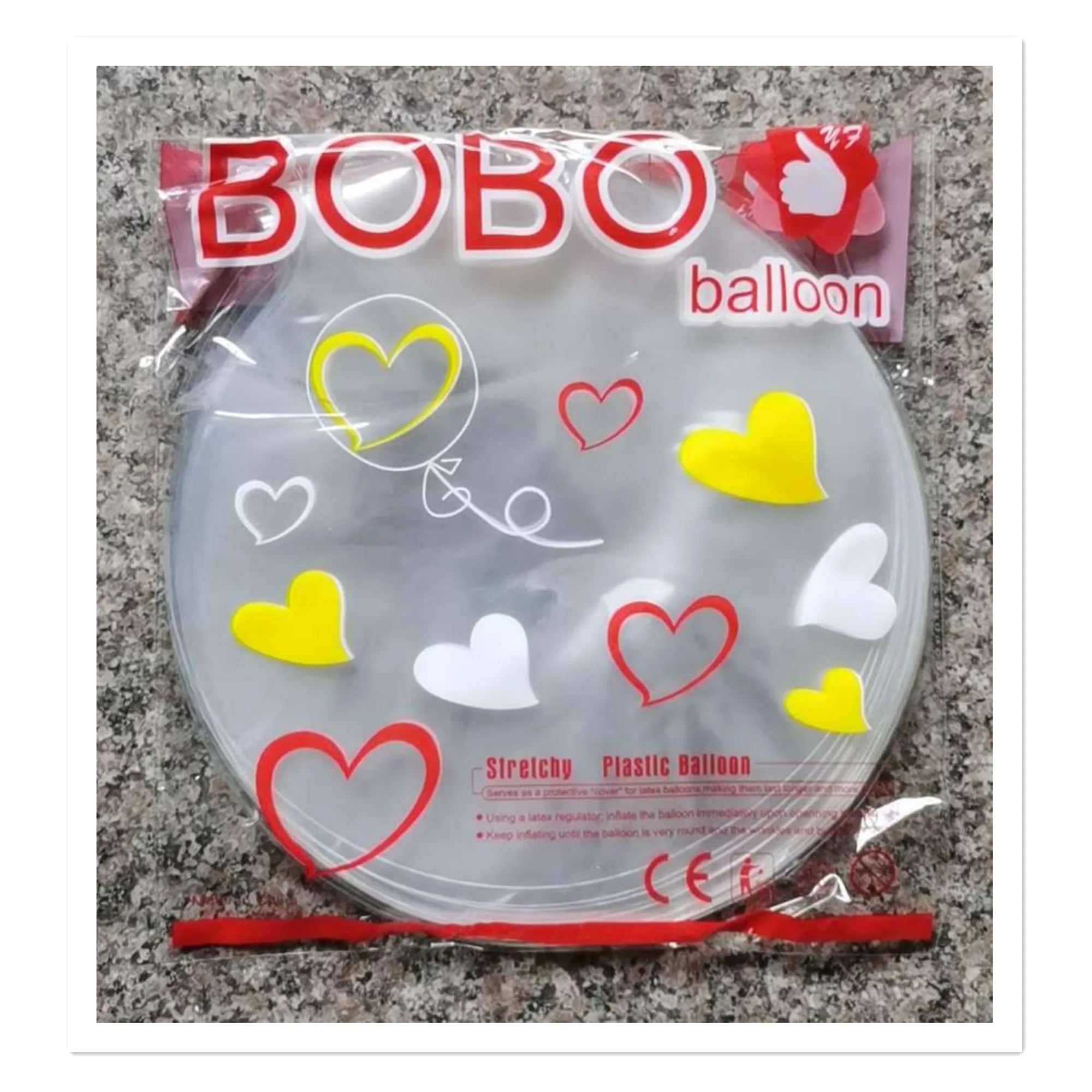 50 PCS Net Red Bobo Balloon Factory Wholesale Transparent Bobo Balloon Ground Push Festival Decoration 18 