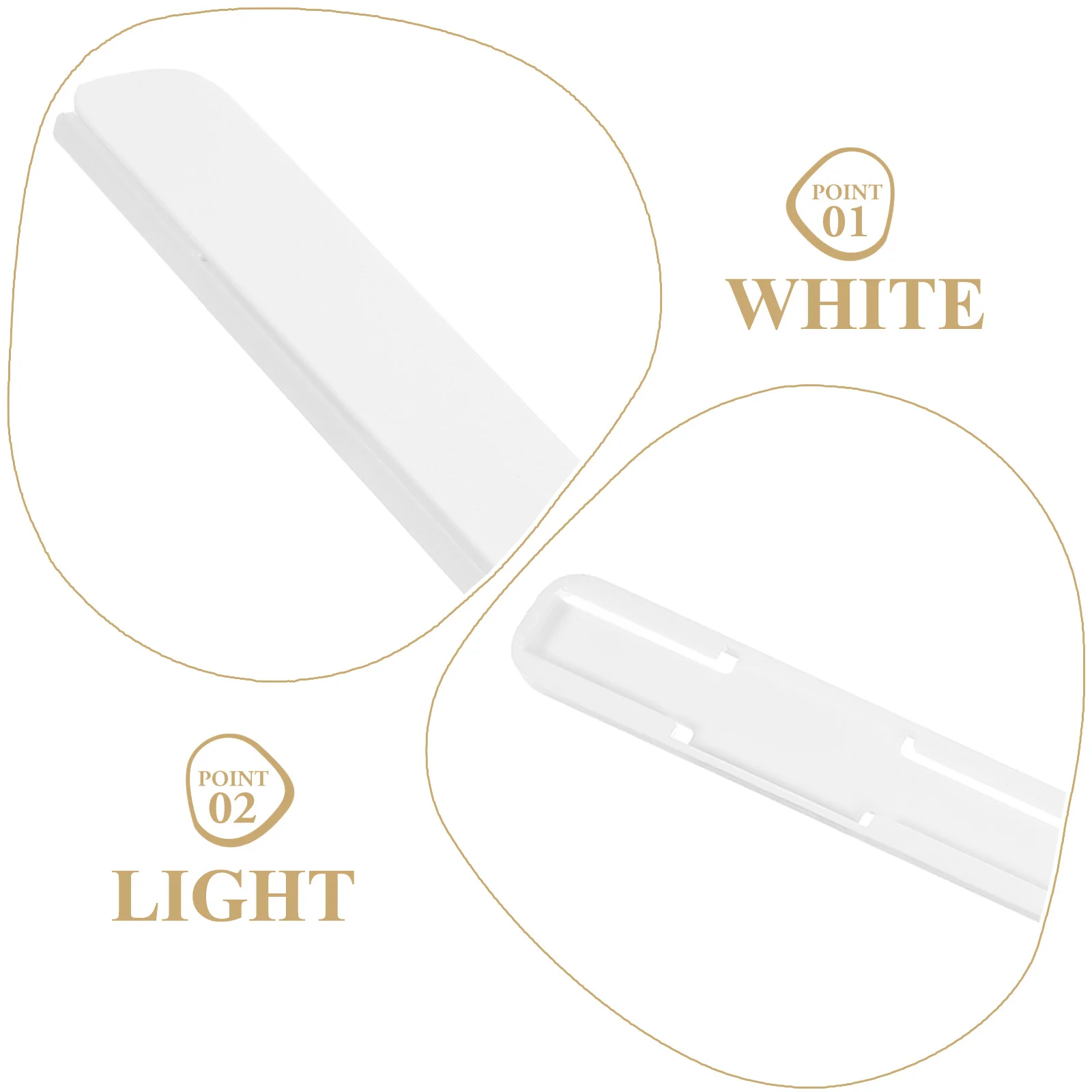 

1Set Adhesive DIY Drawer Slide Multi-Functional Cabinet Track for Kitchen Bathroom Storage Drawer Rails