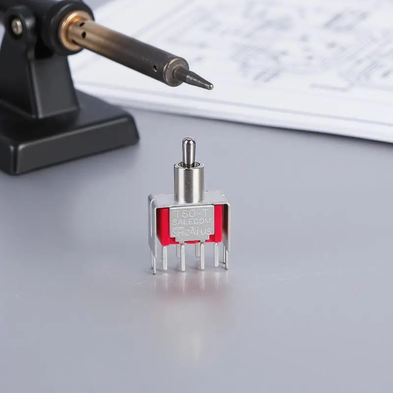 T80-T 3Pin Toggle Switch 2 Position Easy-to-Install with Bracket for DIY Electrical Projects