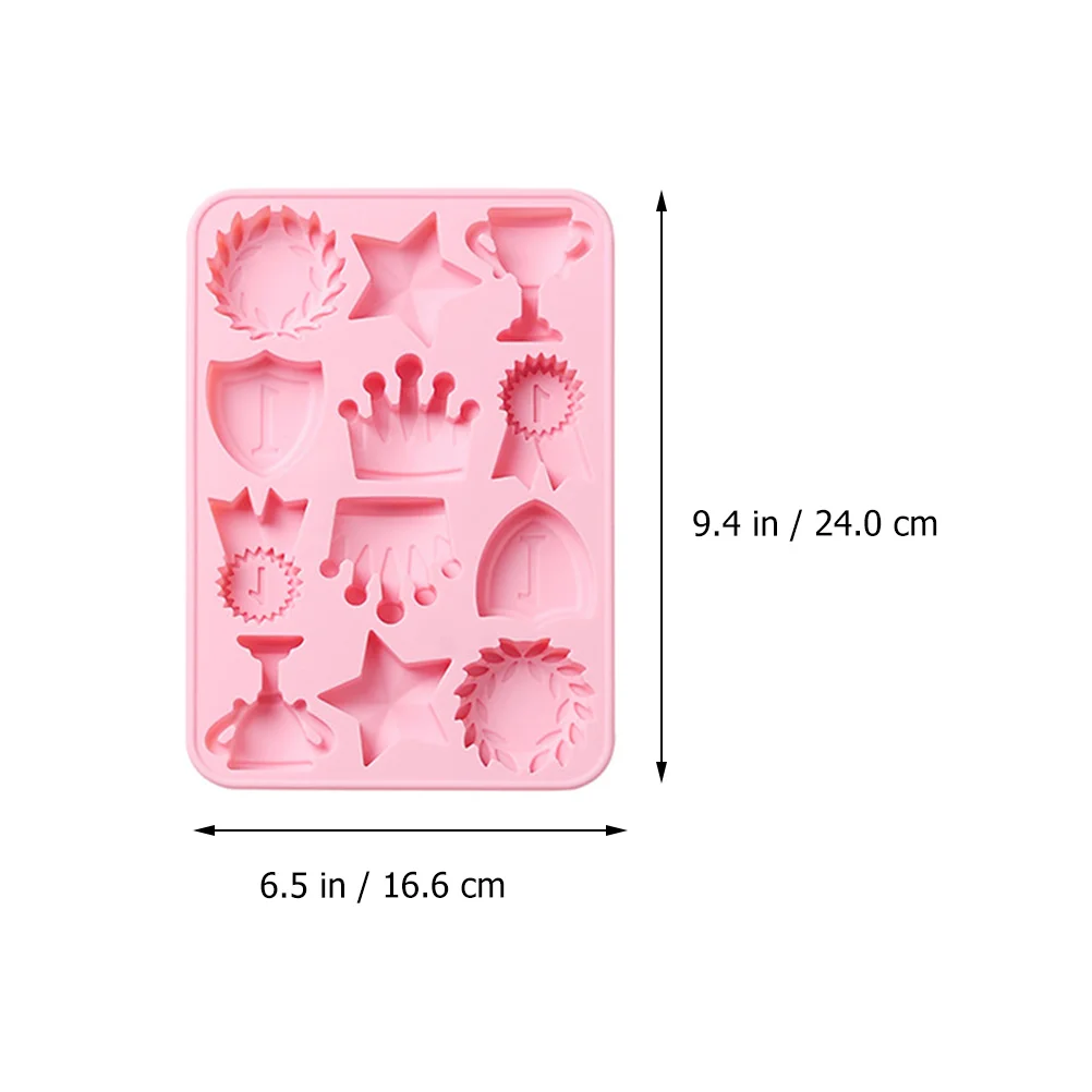 

2Pcs Adorable Design Silicone Crown Mould Easy Demoulding Diy Cake Border Chocolate Sugarcraft Baking Molds