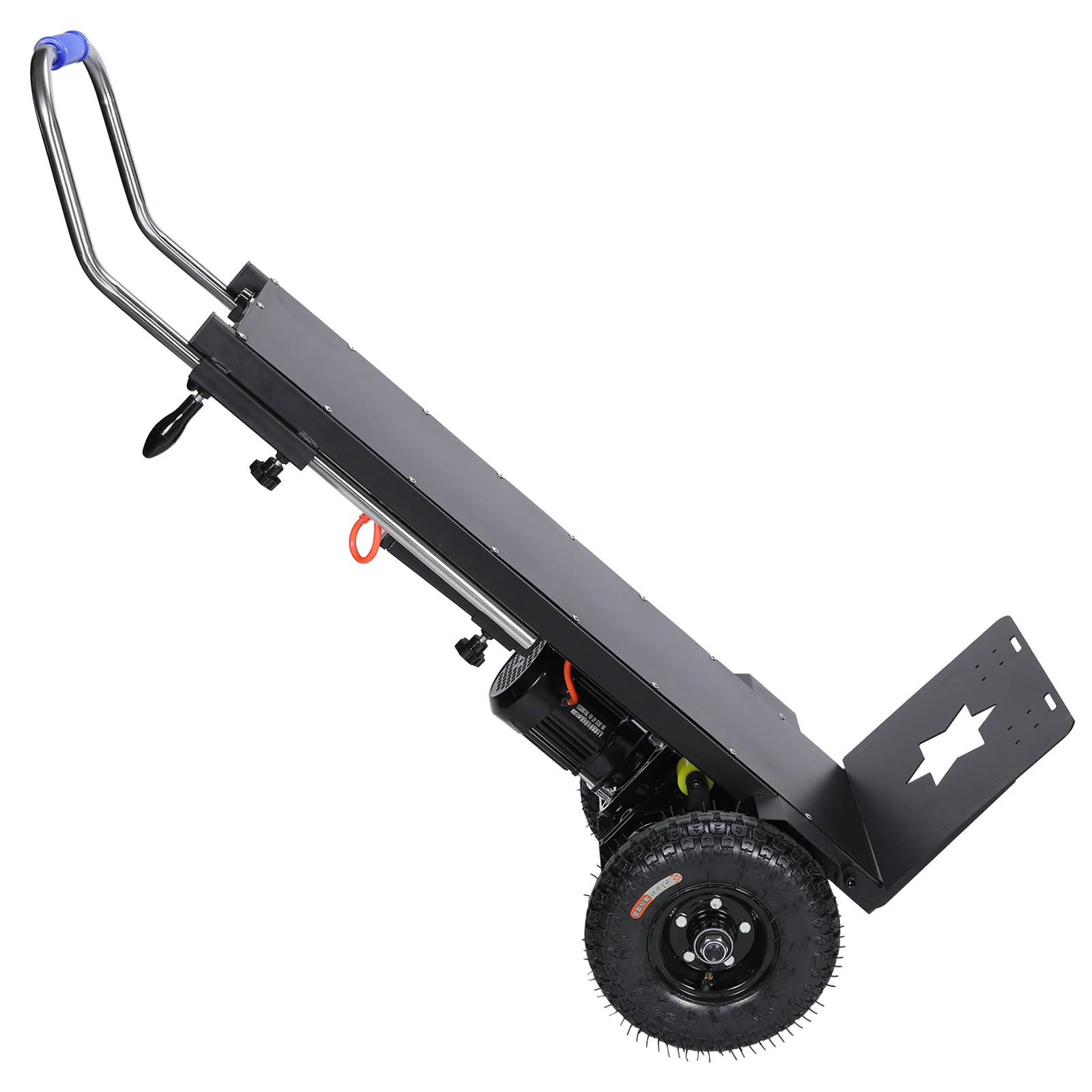 

Тележка для подъема по лестнице повышенной прочности с двигателем 1500 Вт, грузоподъемностью 400 кг и страховочным тросом для перемещения мебели, холодильников и бытовой техники