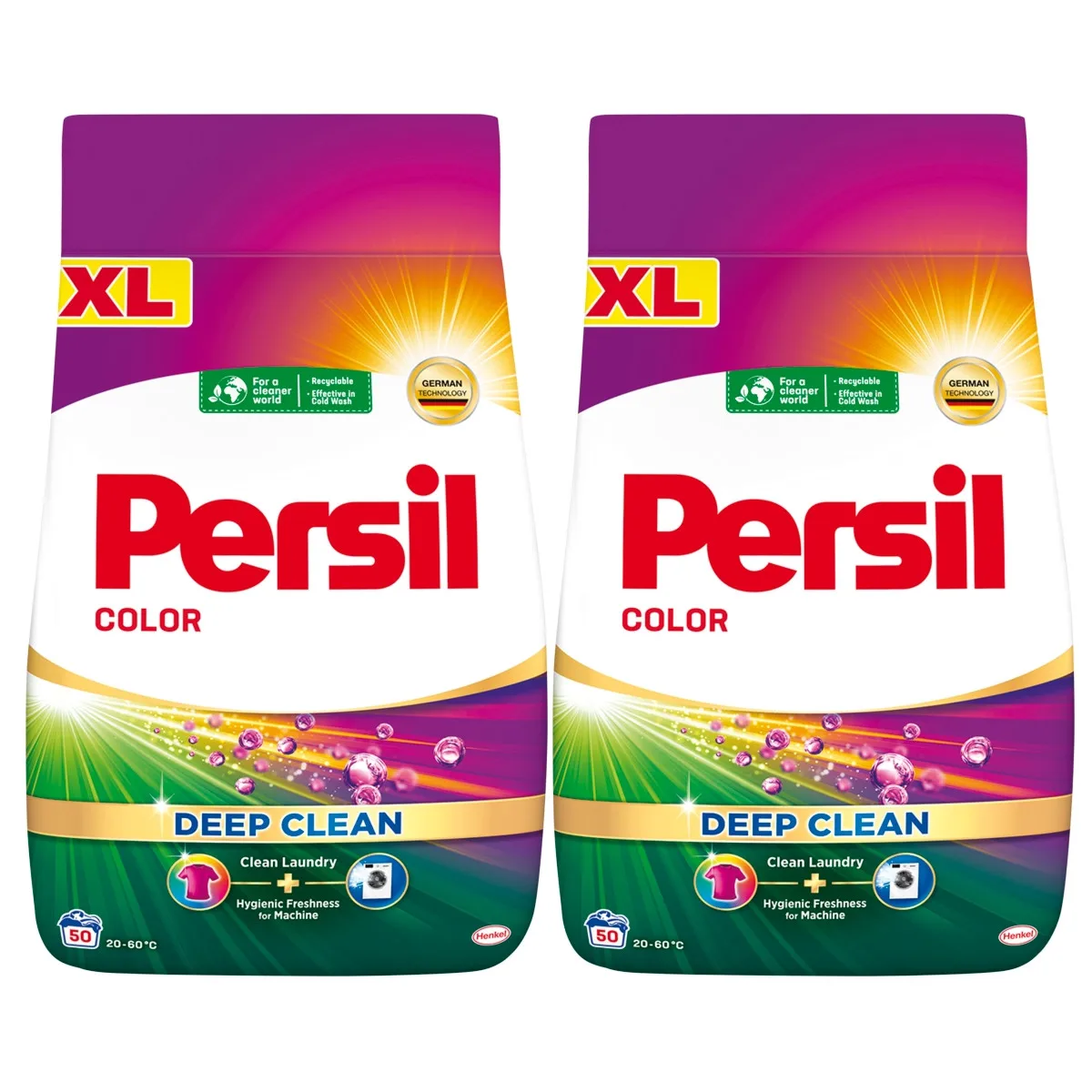 2x PERSIL Color XL washing powder 50 washes 2.75 kg