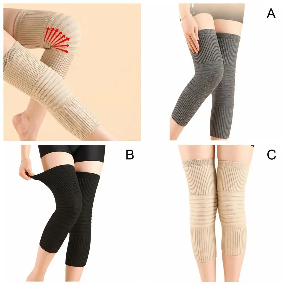 

Sleeves Wool Wool Knee Pads Camel Thick Keep Warm Knee Protector Protective Gear M-XL Thick Cashmere Kneepad Wind