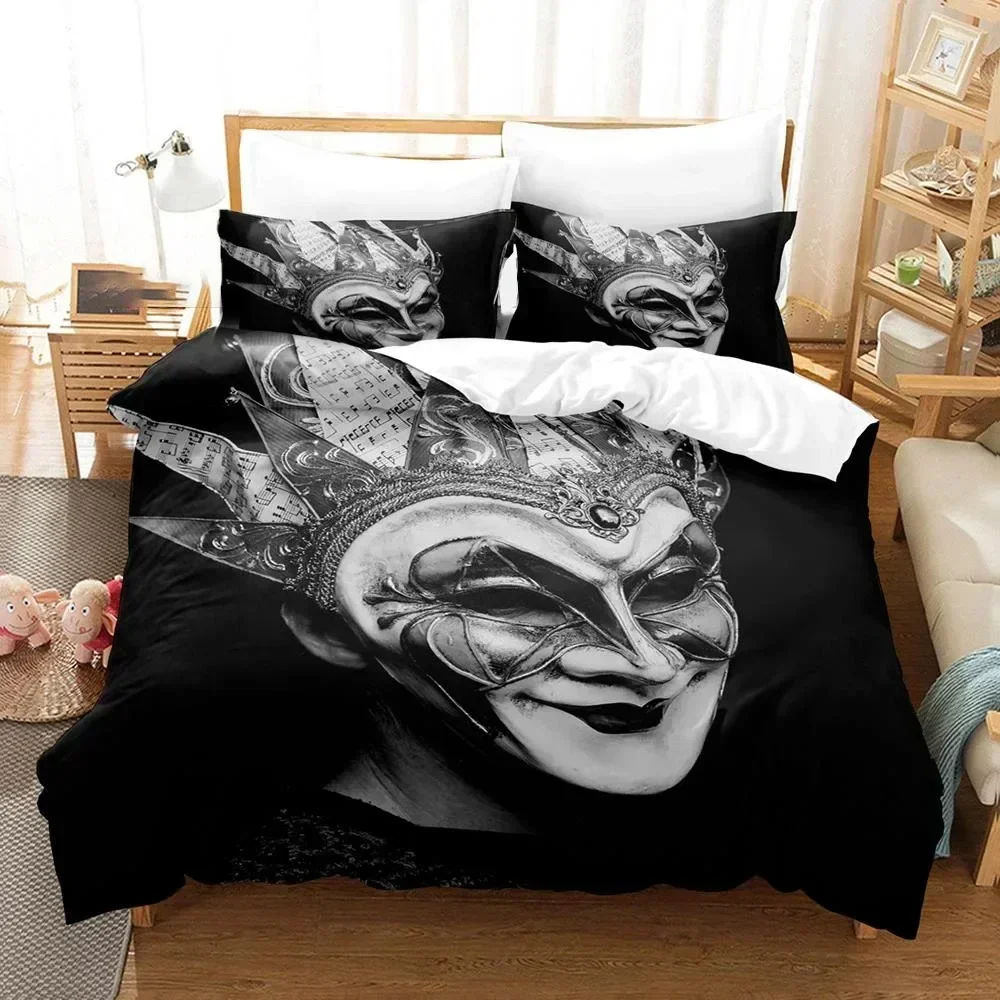 Boris Brejcha Bedding Set Duvet Cover Sheet Printed Bed Set Pillowcase Bed Full Queen King Size Comforter Bedroom