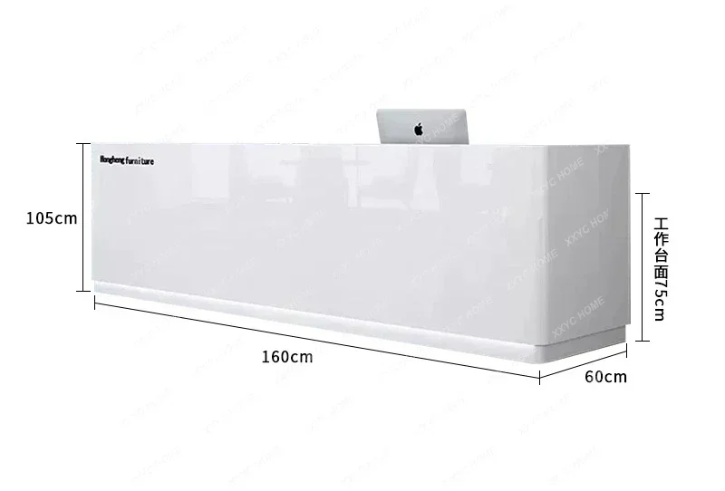 JJCompany Front Desk Reception Desk Simple Modern Beauty Salon Creative Counter