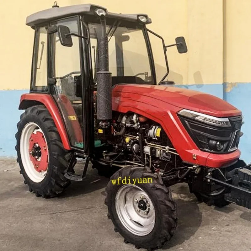 Mini trator agrícola agrícola, máquinas agrícolas, baratas, 4x4, 70HP, para venda