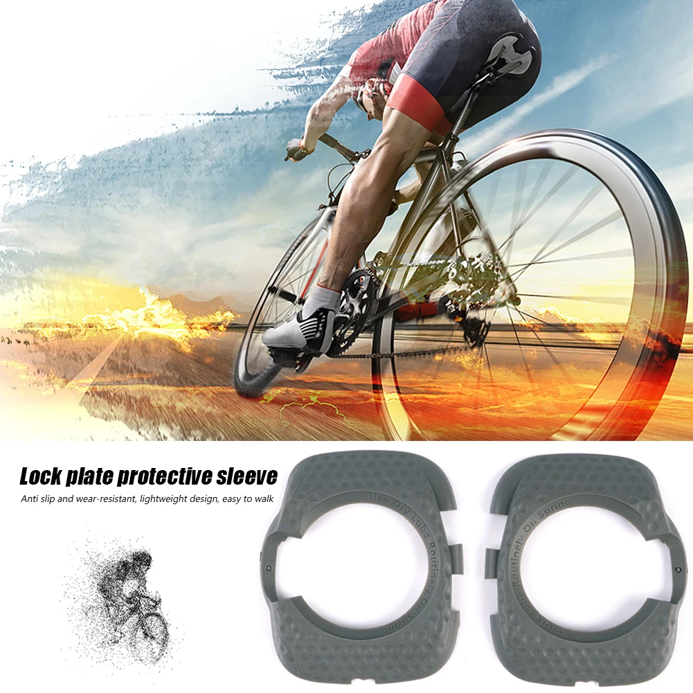 

Bike Pedals Cleats Protection Cover Outdoor Riding Cycling Lightweight Lock Plate Quick Release for SpeedPlay Zero Aero