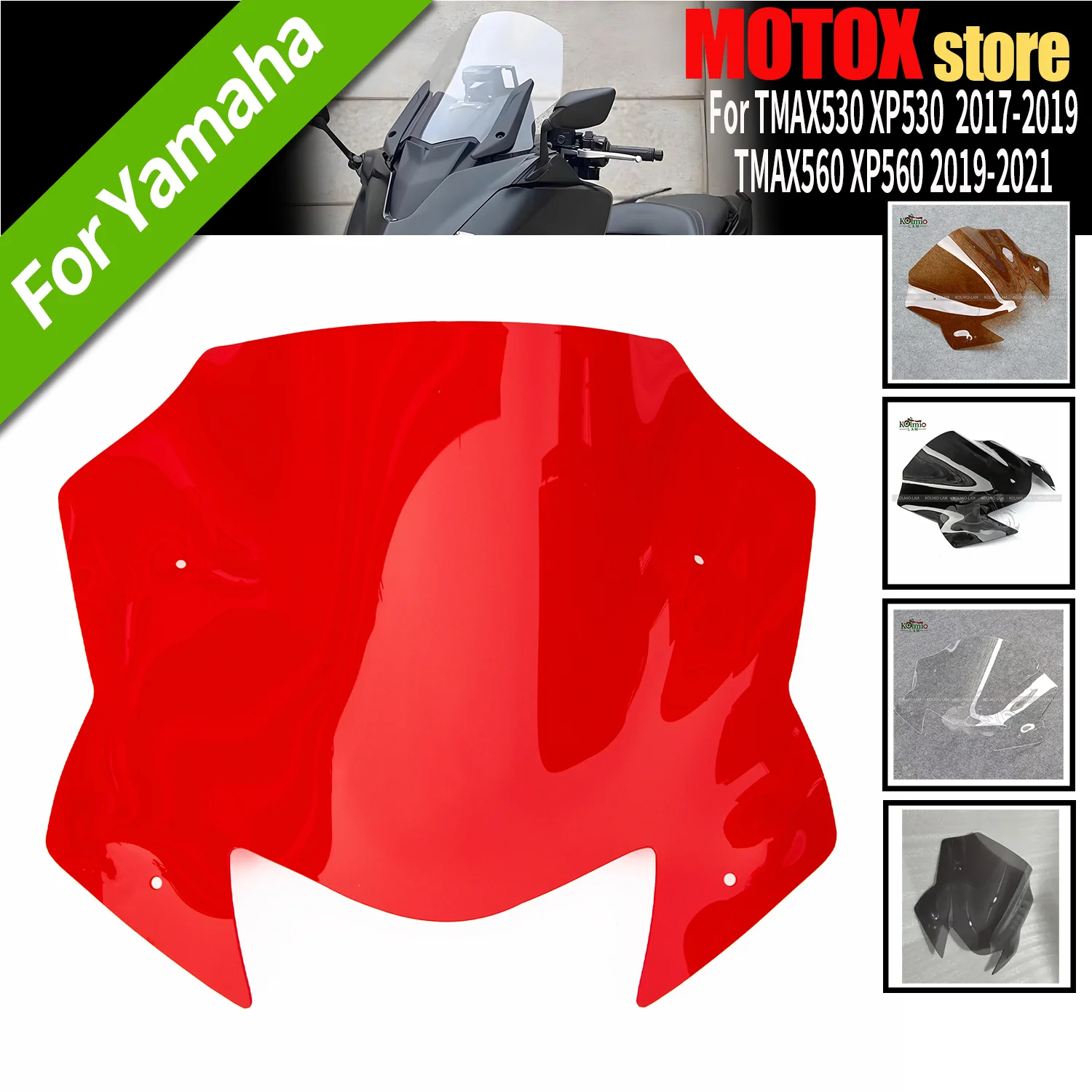

Motorcycle Windshield Windscreen Fit For 2017 - 2021 YAMAHA TMAX530 TMAX560 TMAX 530 DX SX 2018 2019 TMAX 560 TECH 2020 2021