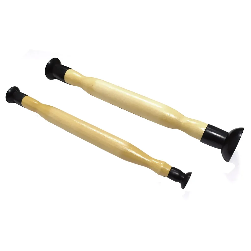 Pack of 2pcs Valve Lapping Sticks Wooden Grip with Suction Cup for Auto Motorcycle Cylinder Engine Valves Grinding