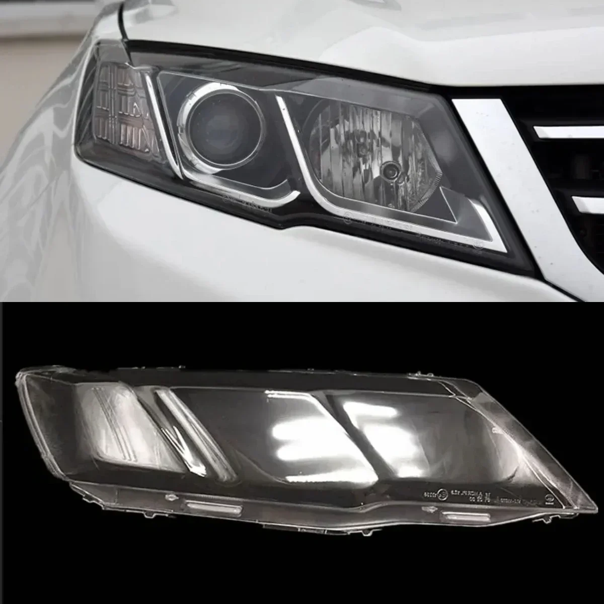 

For Jiangling Landwind X5 Headlight Cover Transparent Headlamp Shell Lens Replace Original Lampshade Plexiglass 2013 - 2018