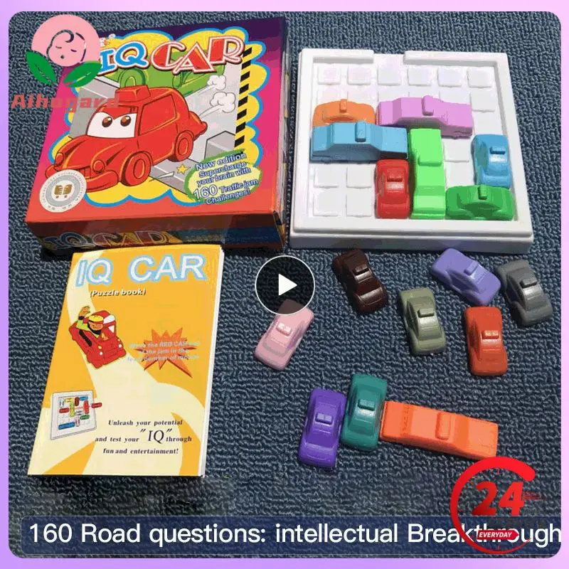 Children's Gifts Funny IQ Educational Toy Car Challenge Car Huarong Road Children's Intellectual Problem Solving Game