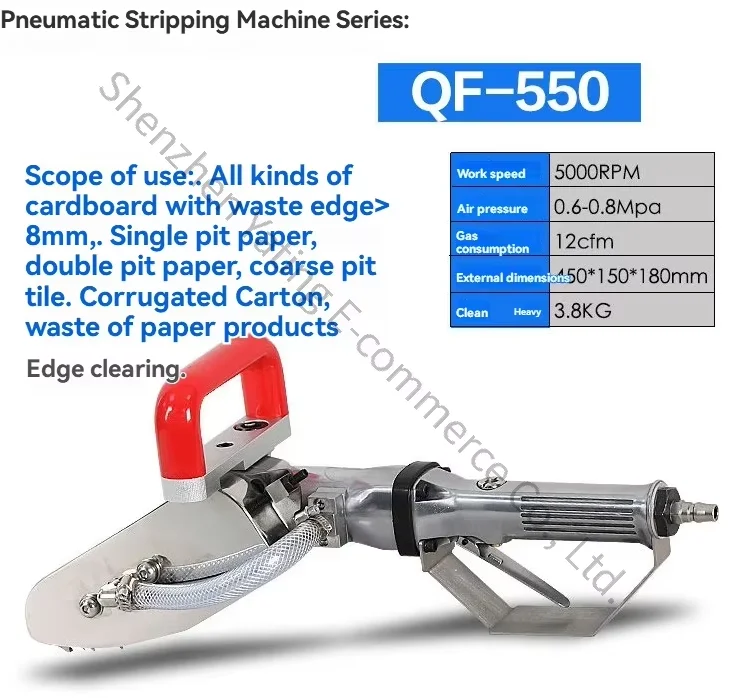 Pneumatic Corrugated Cardboard Box Scraping Cardboard Color Box Waste Removal Trimming Machine Electric Waste Cleaning Machine