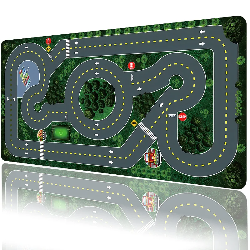 

Racing Stadium Mouse Pad Large Rubber Base Anti-slip PC Desk Accessories Mousepad for Offices and Gamer Keyboard Mats Decor Mat