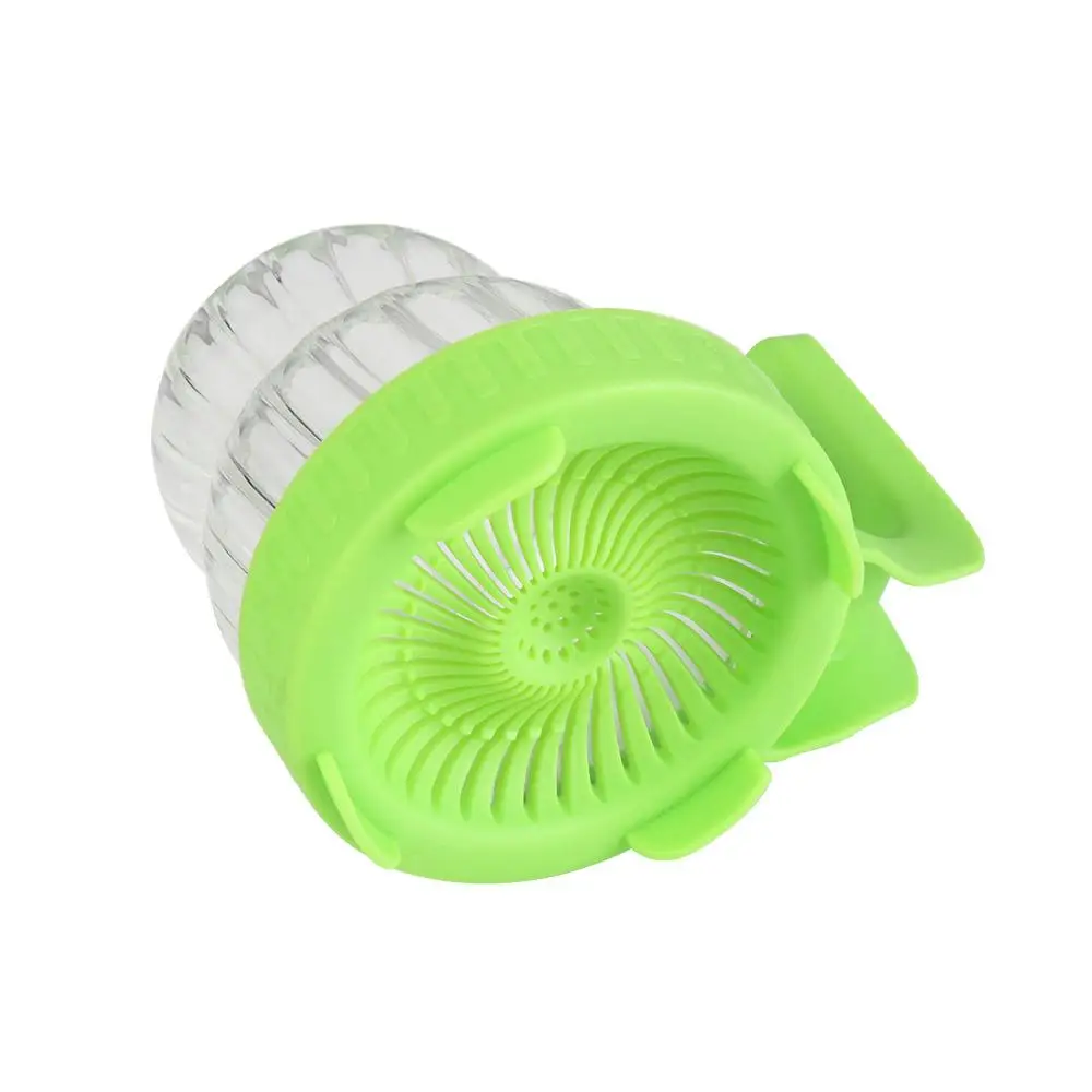 Plastic Sprouting Lid Wide Mouth Stainless Steel Screen Mesh Cover Mason Sprout Jars Germination Strainer Home Mesh Sprout Cover