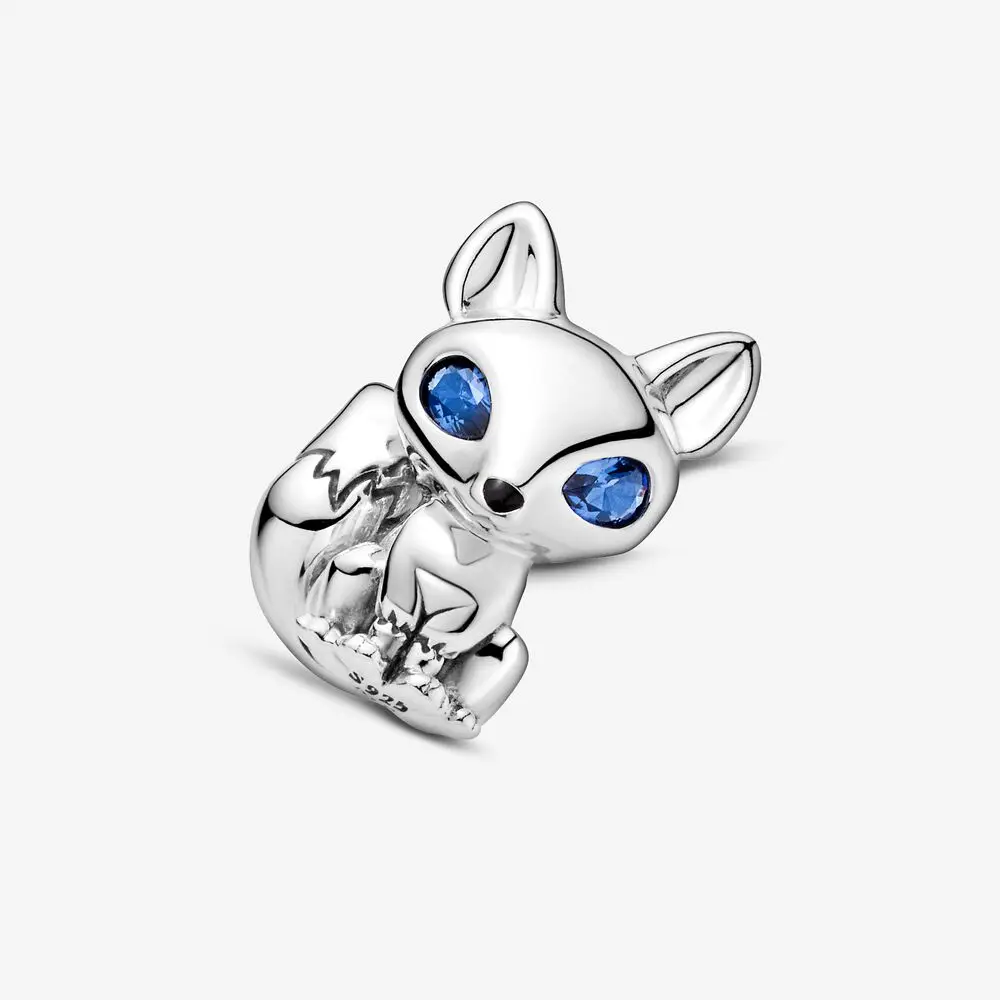 New 925 Sterling Silvering Panda Elephant Fox Charm of ley 925 Chain Beaded Fit Original Pandora Bracelet DIY Ladies Jewelry