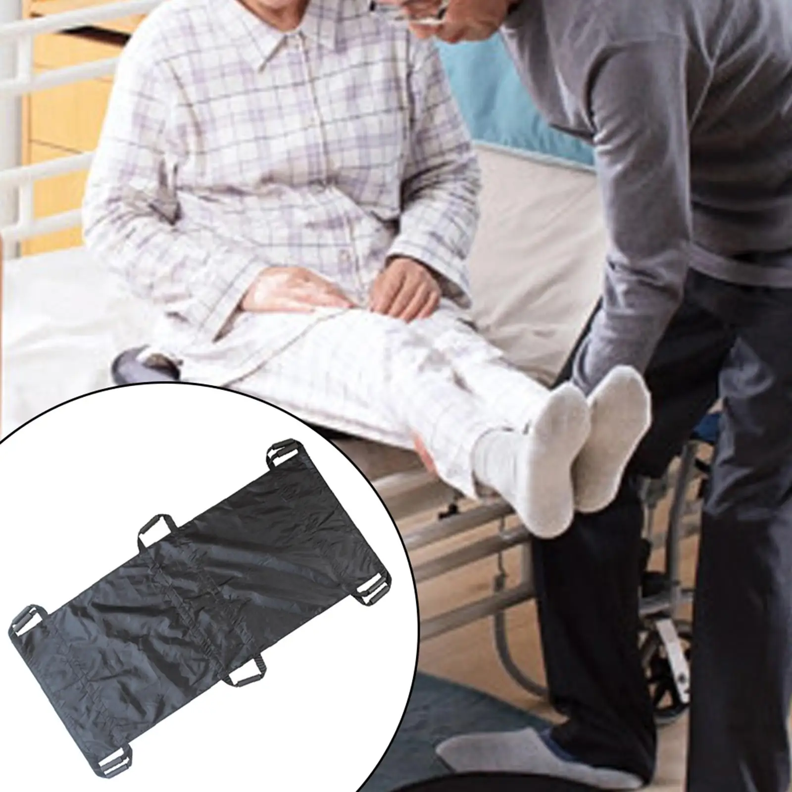 

Positioning Bed Cushion Transfer Blanket for Incontinence, Bariatric, Elderly with Handles with Capacity to 150kg Simple