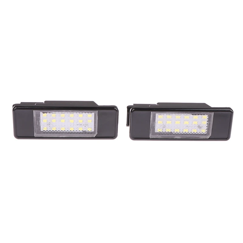 1/2PCS For  106 1007 207 307 308 3008 406 407 508 607 And  C2 C3 C4 C5 C6 C8 DS3 License Plate Number LED Light