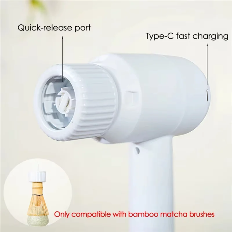 Dispositivo batidor Matcha eléctrico recargable, herramienta de batidora rápida para el hogar, tienda de bebidas, preparación de té DIY