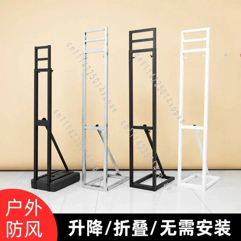 board telescopic poster support frame vertical floor billboard humanoid standing sign wedding background