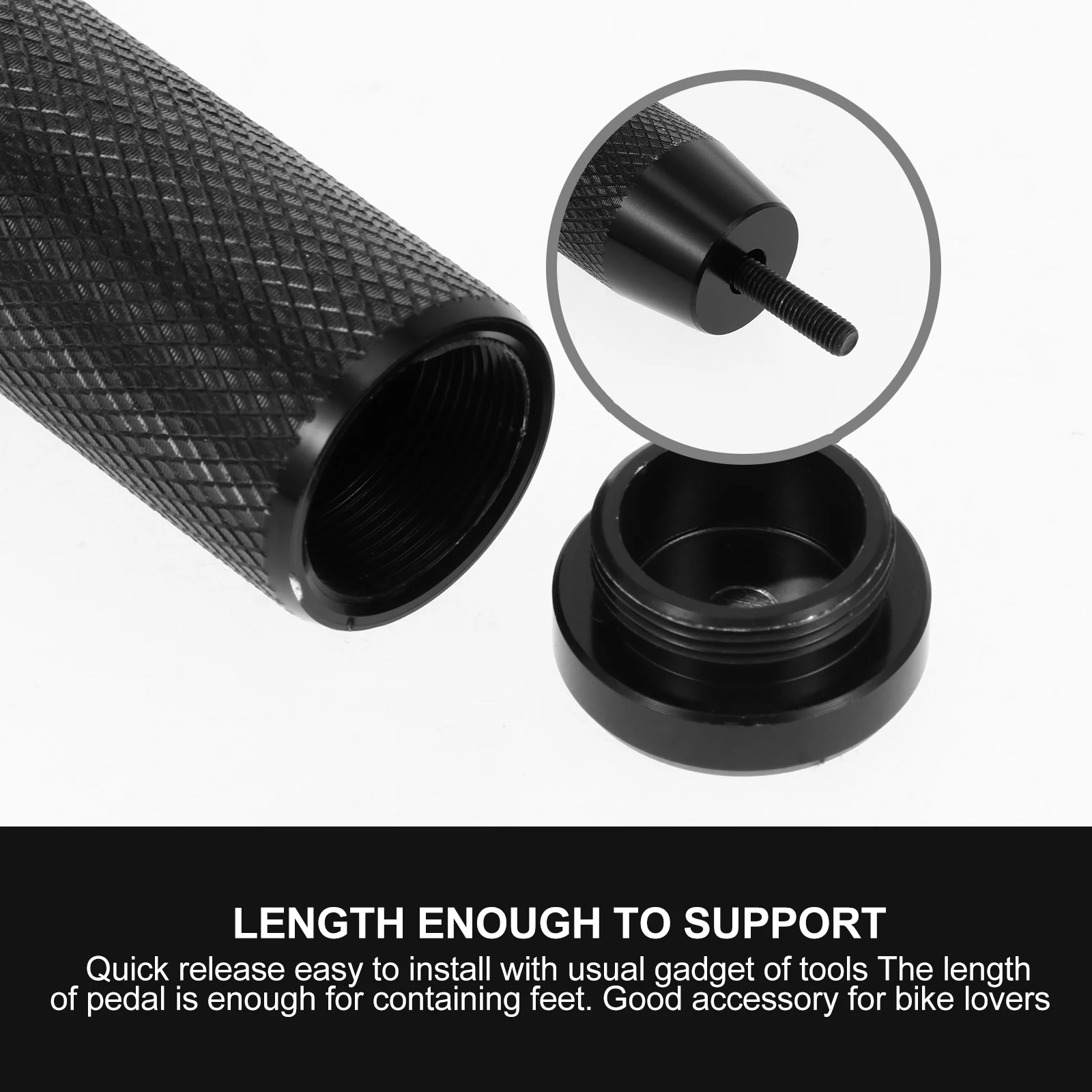 1 пара велосипедных педалей из алюминиевого сплава, прочные, износостойкие, простая установка, задние подножки для горного велосипеда, педаль для велосипеда