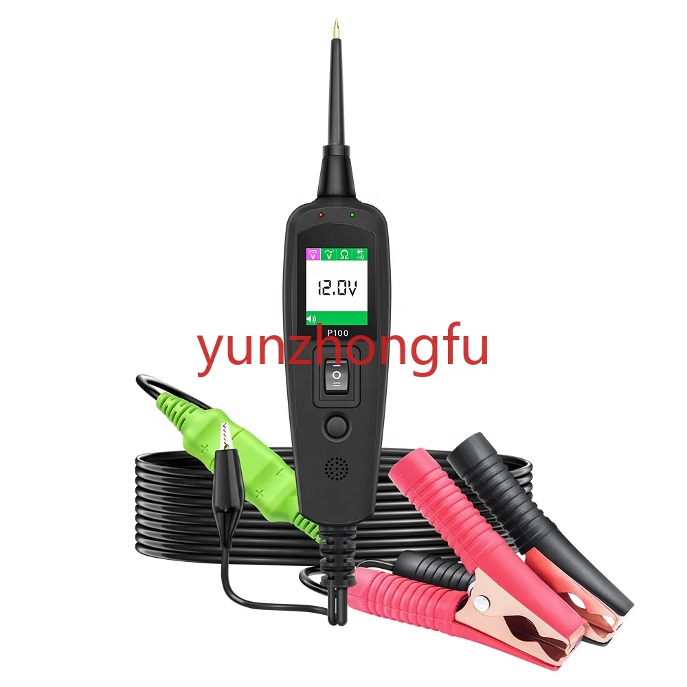 

P100 circuit tester for automobile electrical system is used for automobiles and trucks.