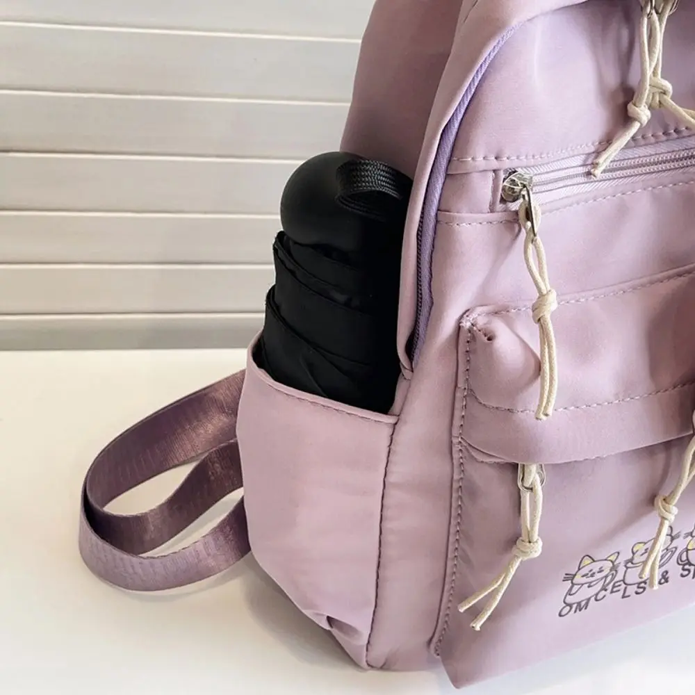 Mochilas escolares ligeras para estudiantes, correas ajustables, cierre de cremallera, bolso de hombro de dibujos animados, transpirable, impermeable